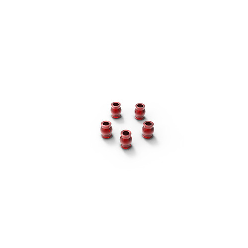 Aluminum rod end ball 5.8x7.3mm (Red) (5)  GM30116