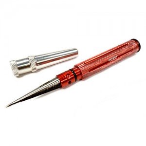 [C25865RED] QuickPit V5 Professional Body Reamer for 1/10 &amp; 1/8 Size (14mm Handle)