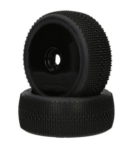 Performa Megabite Mounted Tire (Purple Compound/Carbon Wheel/1:8 Buggy) PA9468 (본딩완료 한대분)