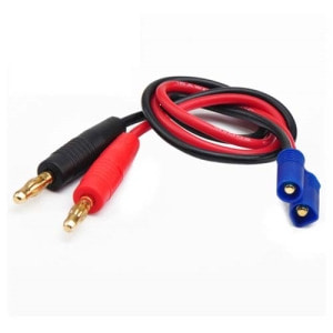 EC3 Charge Cable, 실리콘 12AWG Wire 30cm(EC3 충전코드/바나나컨넥터)   BUAM-8016
