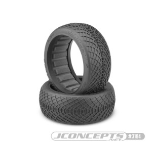 (타이어, 이너폼 포함 / Super Soft) JConcepts  Ellipse  1/8th Buggy Tires 실버컴파운드 (2) 3184-06