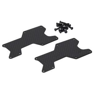 HB RACING Woven Graphite Arm Covers (Rear/D8 Evo) HB204843